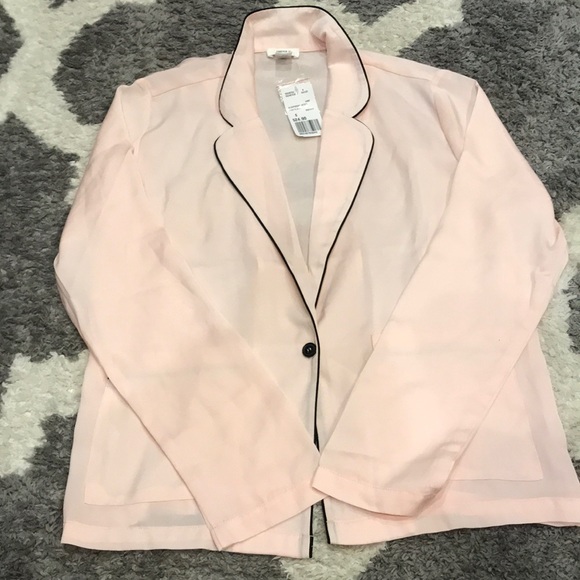 FOREVER 22 SLEEPWEAR SET PINK/BLACK - Picture 2 of 3